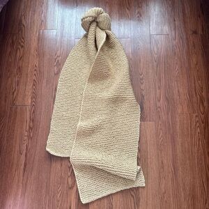 Large Cable Knit Scarf